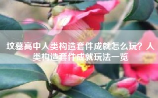 坟墓高中人类构造套件成就怎么玩？人类构造套件成就玩法一览