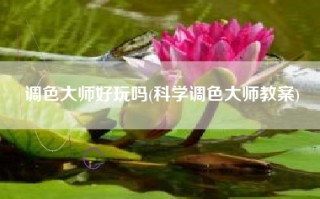 调色大师好玩吗(科学调色大师教案)