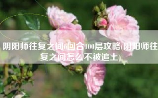 阴阳师往复之间6回合100层攻略(阴阳师往复之间怎么不被追上)