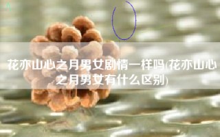 花亦山心之月男女剧情一样吗(花亦山心之月男女有什么区别)