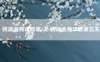 锈湖追溯攻略第5关(锈湖追溯攻略第五关)