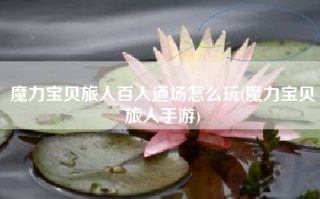魔力宝贝旅人百人道场怎么玩(魔力宝贝旅人手游)