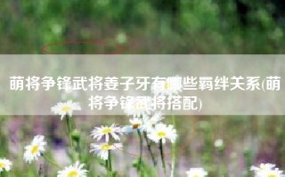 萌将争锋武将姜子牙有哪些羁绊关系(萌将争锋武将搭配)