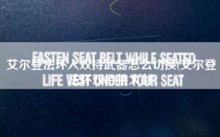艾尔登法环入双持武器怎么切换(艾尔登法环双持特大剑)