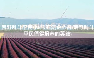 荒野乱斗平民小R宝石氪金心得(荒野乱斗平民值得培养的英雄)