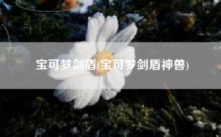 宝可梦剑盾(宝可梦剑盾神兽)