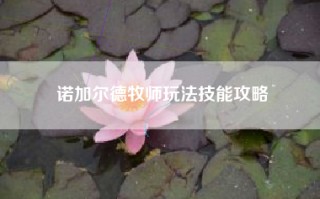 诺加尔德牧师玩法技能攻略