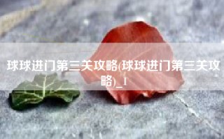 球球进门第三关攻略(球球进门第三关攻略)_1