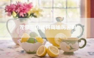龙狼三国武将周瑜厉害吗