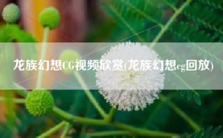 龙族幻想CG视频欣赏(龙族幻想cg回放)