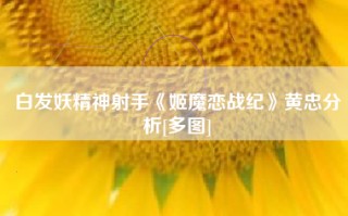 白发妖精神射手《姬魔恋战纪》黄忠分析[多图]