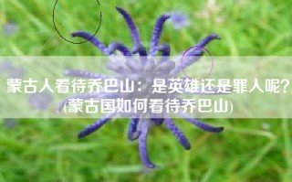 蒙古人看待乔巴山：是英雄还是罪人呢？(蒙古国如何看待乔巴山)