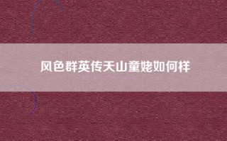 风色群英传天山童姥如何样