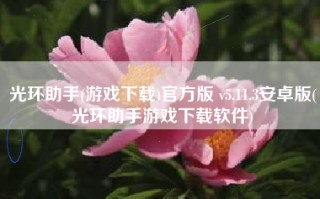 光环助手(游戏下载)官方版 v5.11.3安卓版(光环助手游戏下载软件)