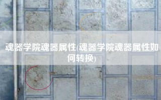 魂器学院魂器属性(魂器学院魂器属性如何转换)