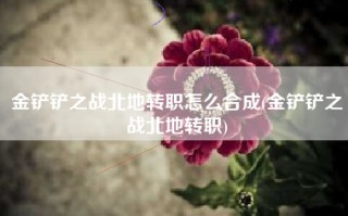 金铲铲之战北地转职怎么合成(金铲铲之战北地转职)