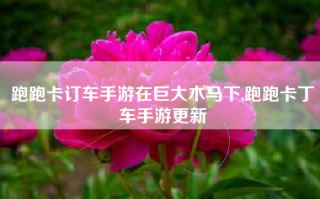 跑跑卡订车手游在巨大木马下,跑跑卡丁车手游更新