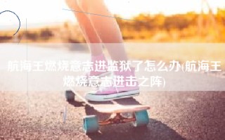 航海王燃烧意志进监狱了怎么办(航海王燃烧意志进击之阵)