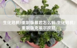 生化危机2重制版暴君怎么躲(生化危机2重制版克莱尔攻略)