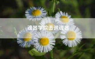 魂器学院击退魂器