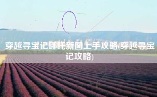 穿越寻宝记哪吒新图上手攻略(穿越寻宝记攻略)