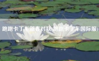 跑跑卡丁车新春对联(跑跑卡丁车国际服)