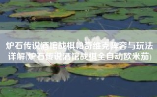 炉石传说酒馆战棋帕奇维克阵容与玩法详解(炉石传说酒馆战棋全自动欧米茄)