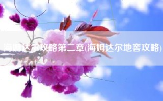 海姆达尔攻略第二章(海姆达尔地窖攻略)