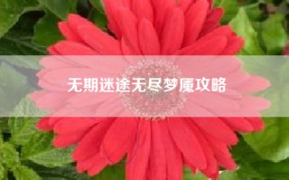无期迷途无尽梦魇攻略