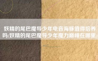 妖精的尾巴魔导少年电音海豚值得培养吗(妖精的尾巴魔导少年魔力巅峰在哪里)
