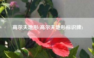 高尔夫地形(高尔夫地形标识牌)