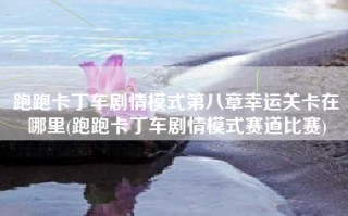 跑跑卡丁车剧情模式第八章幸运关卡在哪里(跑跑卡丁车剧情模式赛道比赛)