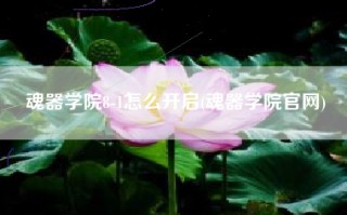 魂器学院8-1怎么开启(魂器学院官网)