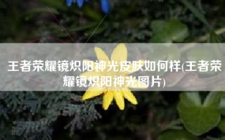 王者荣耀镜炽阳神光皮肤如何样(王者荣耀镜炽阳神光图片)