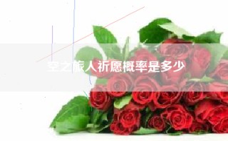 空之旅人祈愿概率是多少