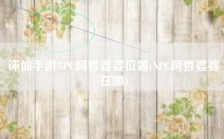 诛仙手游NPC阿香婆婆位置(NPC阿香婆婆在哪)