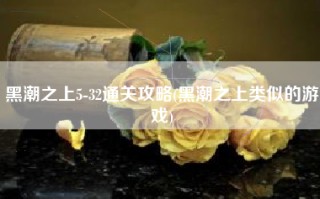 黑潮之上5-32通关攻略(黑潮之上类似的游戏)