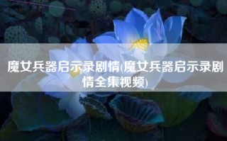 魔女兵器启示录剧情(魔女兵器启示录剧情全集视频)