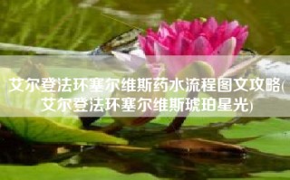 艾尔登法环塞尔维斯药水流程图文攻略(艾尔登法环塞尔维斯琥珀星光)