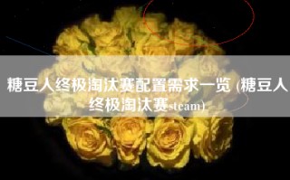 糖豆人终极淘汰赛配置需求一览 (糖豆人终极淘汰赛steam)