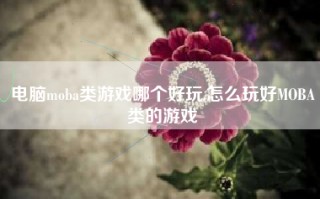 电脑moba类游戏哪个好玩,怎么玩好MOBA类的游戏