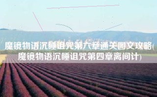 魔镜物语沉睡诅咒第六章通关图文攻略(魔镜物语沉睡诅咒第四章离间计)