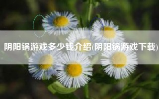 阴阳锅游戏多少钱介绍(阴阳锅游戏下载)