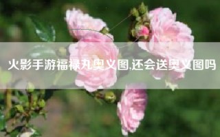 火影手游福禄丸奥义图,还会送奥义图吗