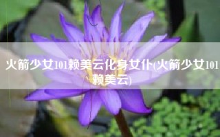 火箭少女101赖美云化身女仆(火箭少女101赖美云)