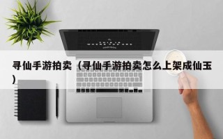 寻仙手游拍卖（寻仙手游拍卖怎么上架成仙玉）