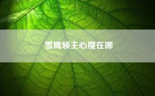 雪鹰领主心魔在哪