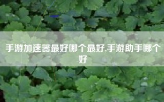 手游加速器最好哪个最好,手游助手哪个好