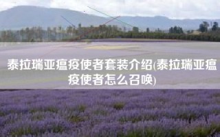 泰拉瑞亚瘟疫使者套装介绍(泰拉瑞亚瘟疫使者怎么召唤)