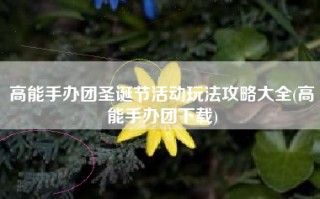 高能手办团圣诞节活动玩法攻略大全(高能手办团下载)